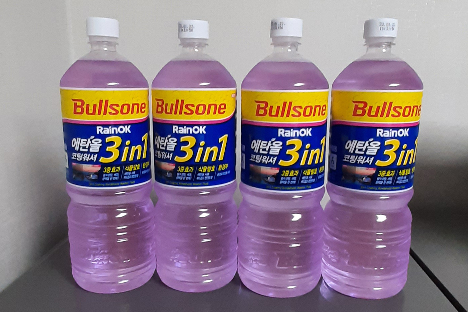 불스원 레인OK 에탄올 3in1 코팅 워셔 1800ml 4개