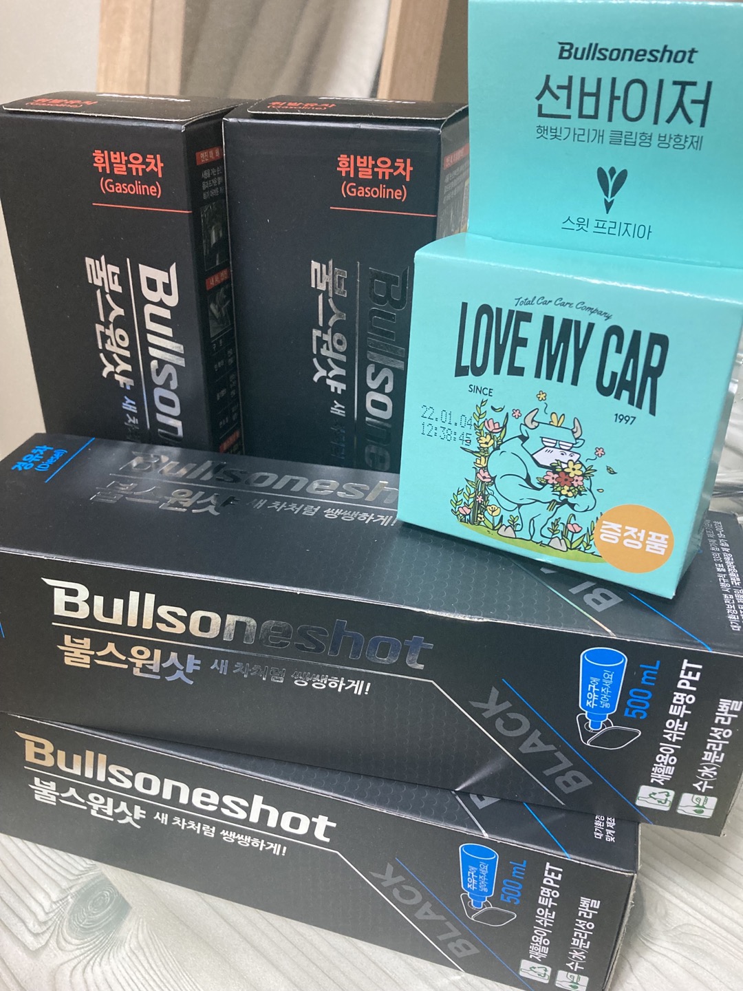 [1+1]불스원 불스원샷 블랙 500ml 1개입 듀얼부스터