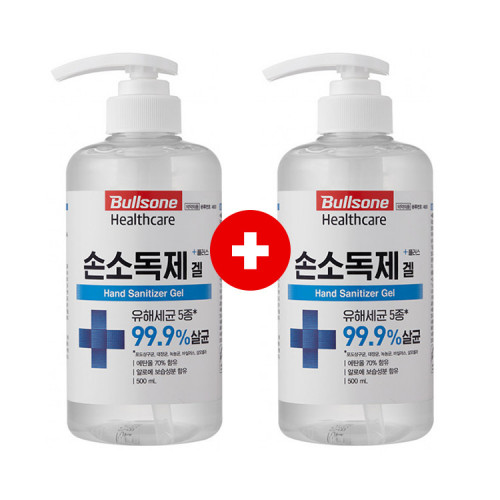 [1+1]불스원 손소독제 겔 플러스 500ml
