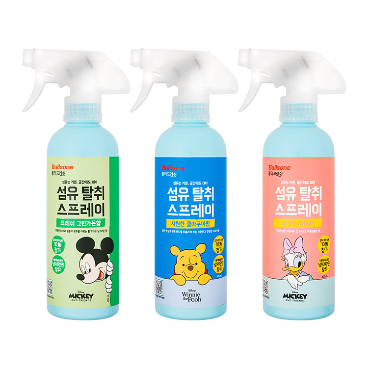 불스원 폴라프레쉬 디즈니 섬유탈취 스프레이 400ml
