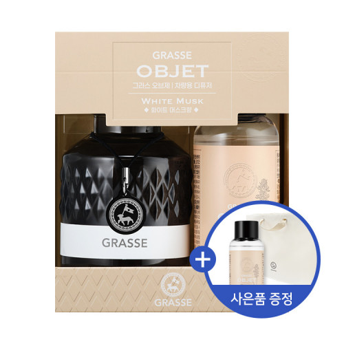[리필,쇼핑백] 불스원 그라스 오브제 차량용 디퓨저 100ml 3종 택1