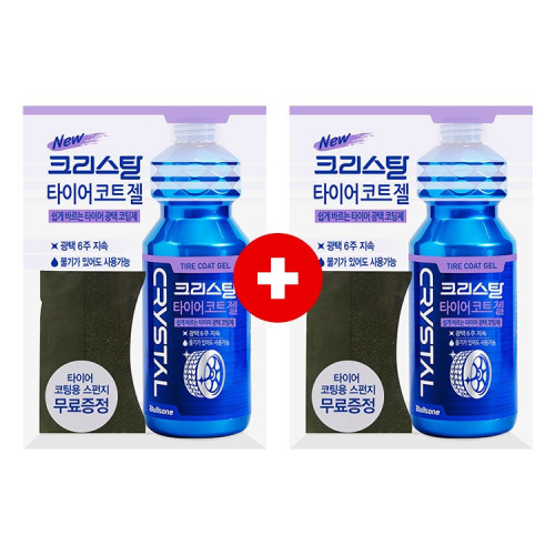 [1+1]불스원 크리스탈 타이어코트 젤 타이어광택제 300ml