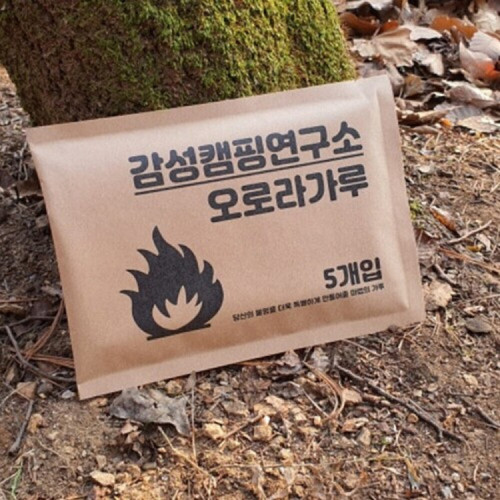 오토 캠핑 오로라가루 불멍 캠프파이어 도깨비불 30g 5개