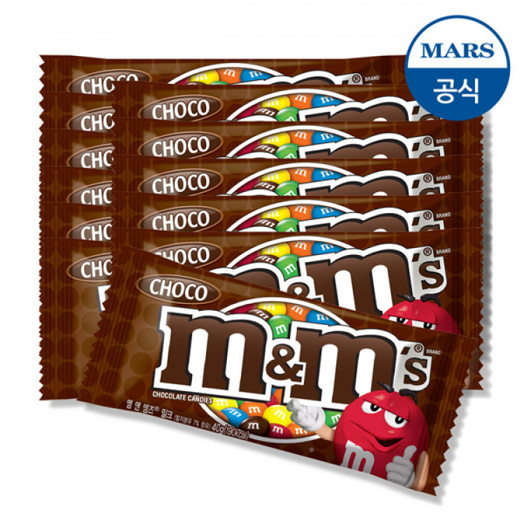 엠앤엠즈 밀크 싱글 초콜릿 40gx12개
