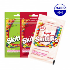 스키틀즈 요거트4개+사워4개+프룻츠4개