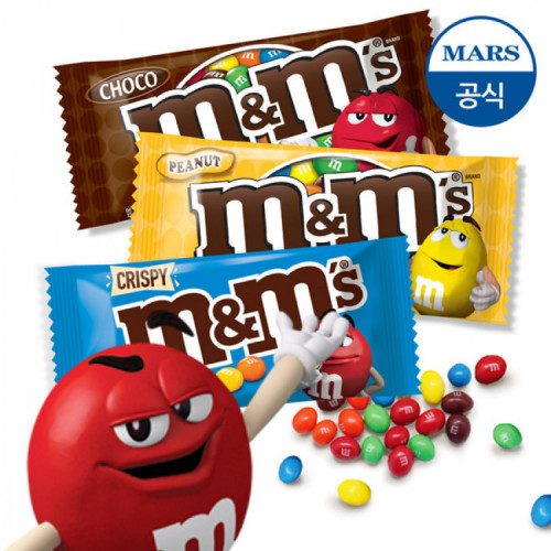 엠앤엠즈 싱글 믹스팩(밀크4+피넛4+크리스피4)
