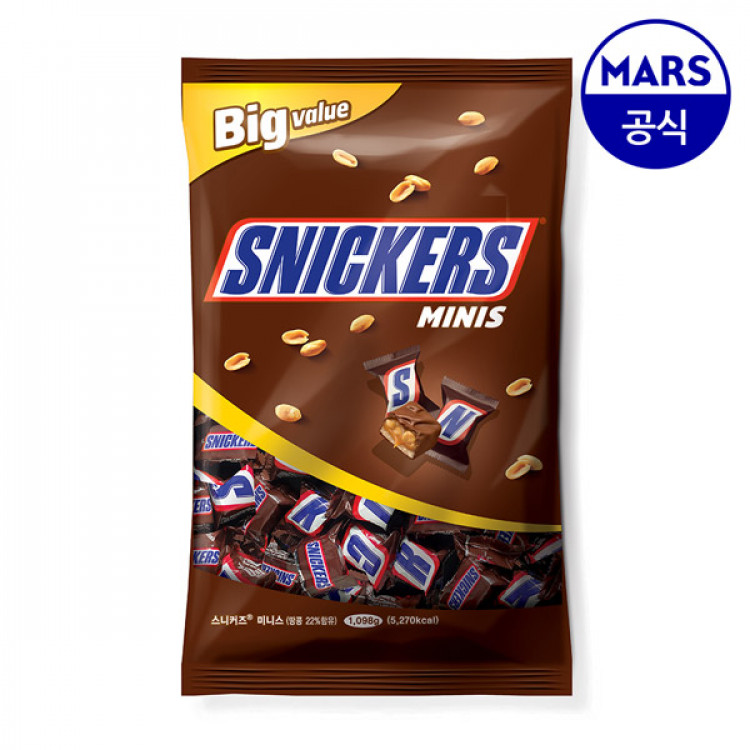 스니커즈 미니스 초콜릿 1098g