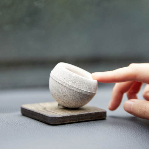 라이즐 스테이 규조토볼 차량용 천연디퓨저 방향제 _ 사각 (오일포함)