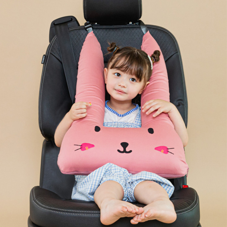 캥거루루 차량용 영유아 어린이 안전벨트인형 루띠쿠션