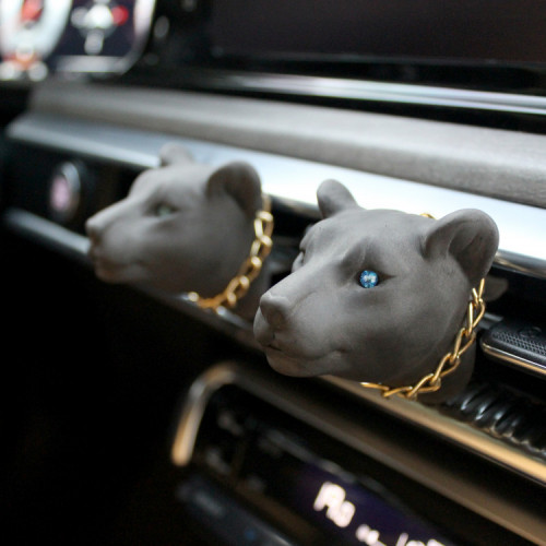 [헤카테]블랙재규어 차량용 석고방향제