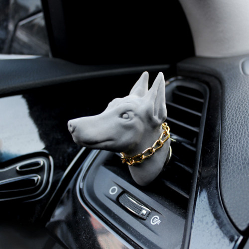 [헤카테]도베르만 차량용 석고방향제