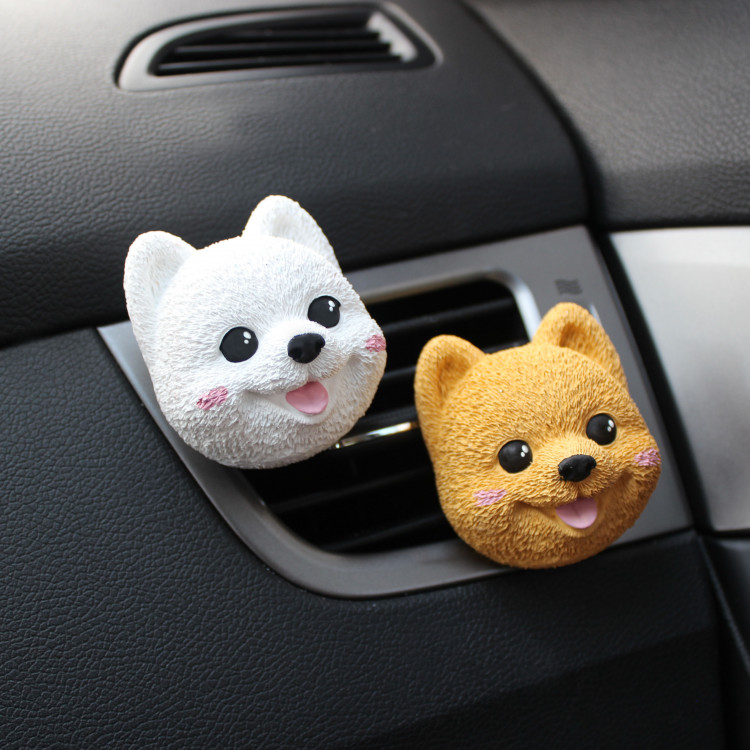 [헤카테]포메라니안 차량용 석고방향제