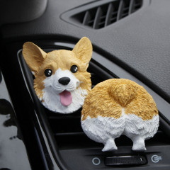 [헤카테]웰시코기&빵디 세트  차량용 석고방향제