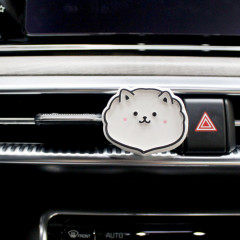 [헤카테]뽀짝 포메라니안  차량용 미니 석고방향제