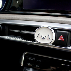 [헤카테]뽀짝 비숑 차량용 미니 석고방향제