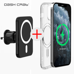 대쉬크랩 얼리 맥세이프 차량용 무선충전 거치대 (아이폰 12, 13 케이스 증정)