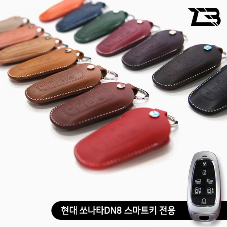 제트비 쏘나타 DN8 스마트키 전용 부테로 가죽 키케이스