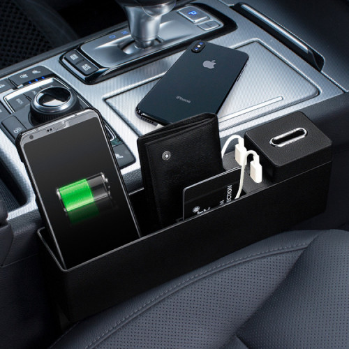 킨톤 USB 2포트 동전 사이드 포켓 차량용