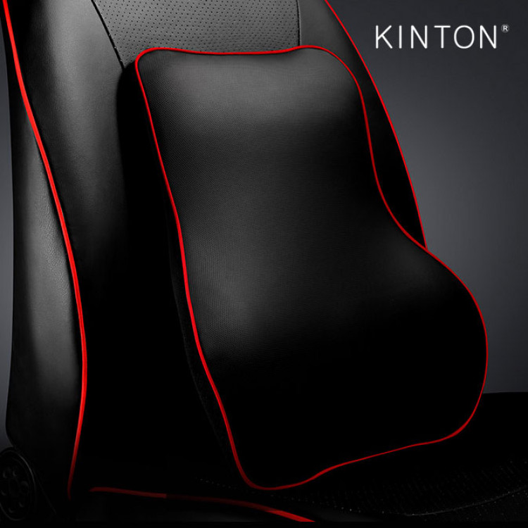 킨톤 더뉴 가죽 차량용 허리쿠션 메모리폼 1P