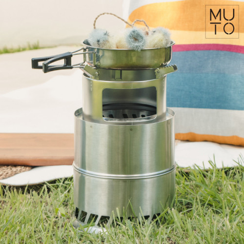 [뮤토]감성캠핑 원형화로대 로켓화로대