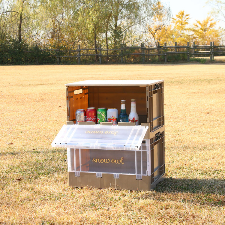 스노우아울 유틸리티 폴딩 박스 (초코, 카라멜)