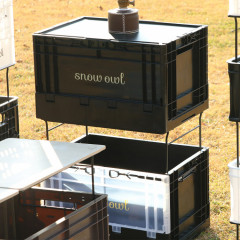 스노우아울 유틸리티 폴딩박스 블랙(시크릿, 클리어)