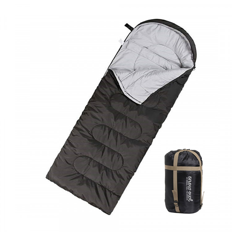 스노우아울 캠핑 침낭 코쿤 머미형 블랙 슬리핑 백 M1600
