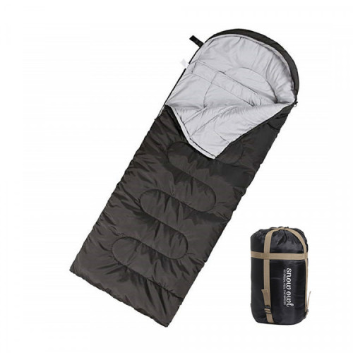 스노우아울 캠핑 침낭 코쿤 머미형 블랙 슬리핑 백 M1600