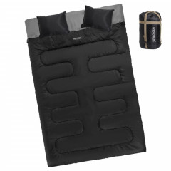 스노우아울 캠핑 침낭 코쿤 2인용 블랙 슬리핑 백 W2900