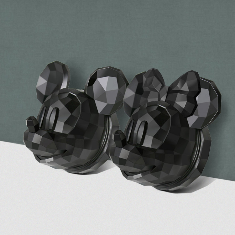 디즈니 차량방향제 매트블랙 미키+미니세트