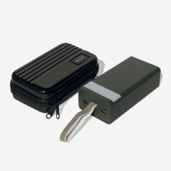 [리큐엠] LED조명 캠핑 낚시 차박용 고속충전 대용량 보조배터리 50000mAh 올리브 닌텐도 태블릿 18W