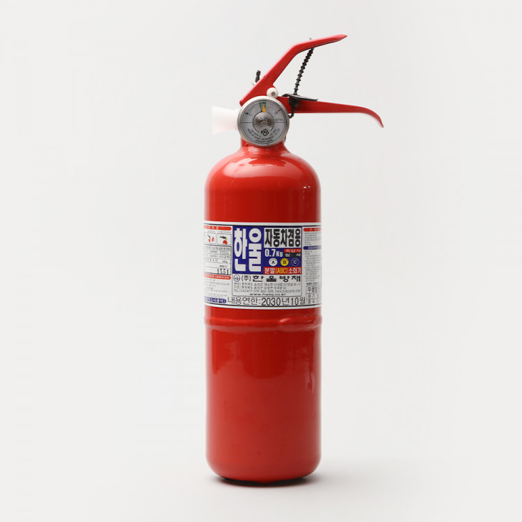[세이브올]레드 0.7kg 소화기 - 소방검정공사검정품 - 가정, 캠핑, 차량용(국산/한울방재)